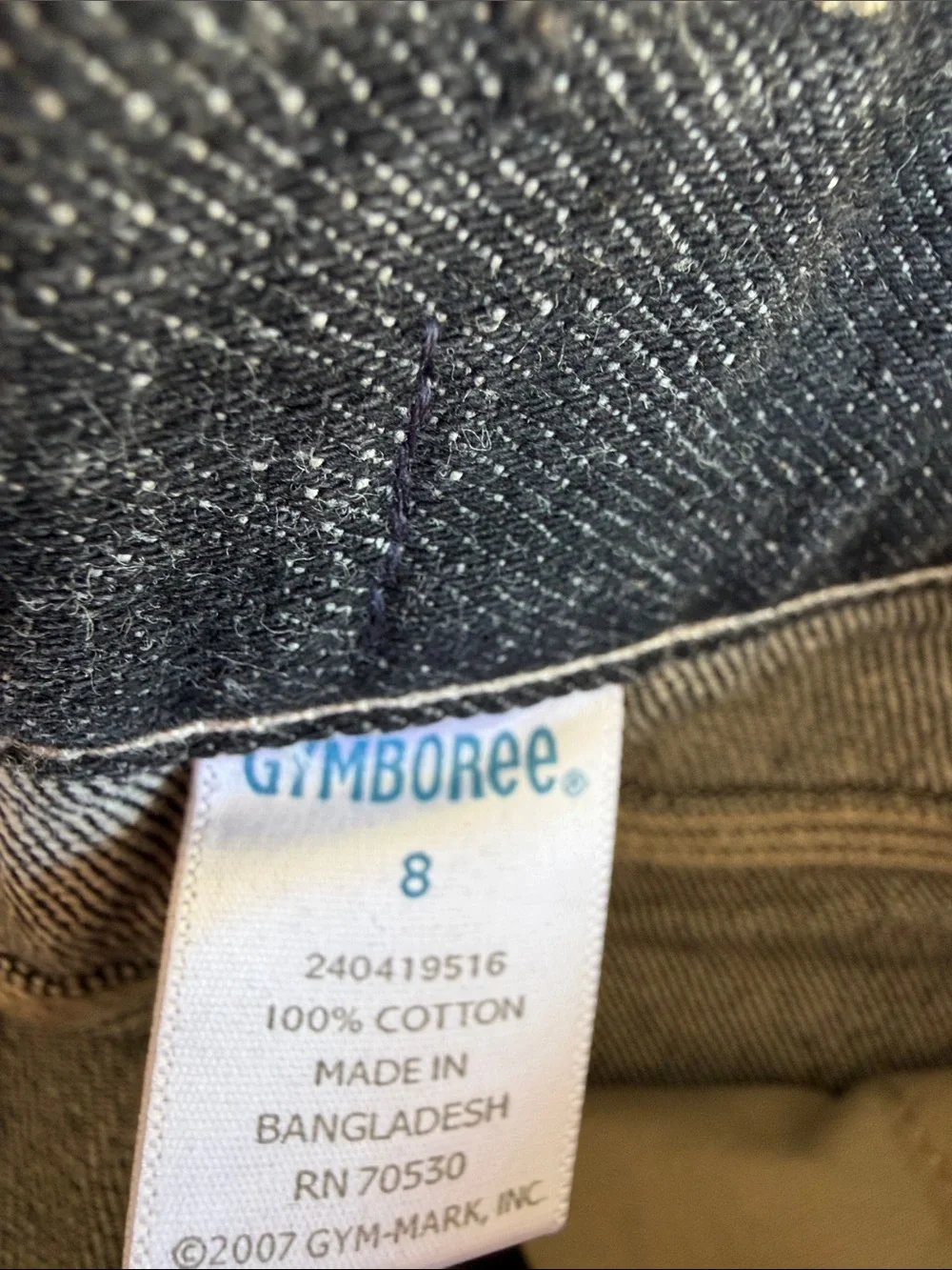 NWT Gymboree Boys Dark Wash Bootcut Jeans With Adjustable Waist